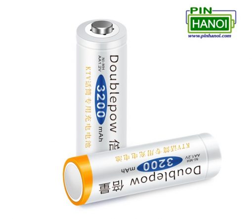 Bộ 2 Pin tiểu sạc Doublepow KTV AA 3200mah chuyên dụng Karaoke