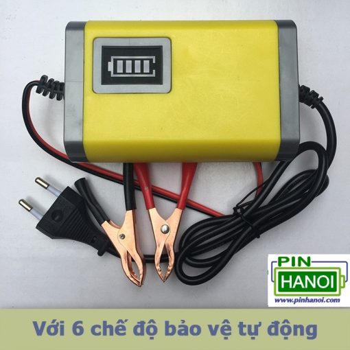 Bộ sạc ắc quy thông minh tự ngắt 12V 20Ah sạc acquy xe máy