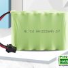 Pin khối 6V 1800mAh ghép 5 cells AA 1.2V Ni-Cd