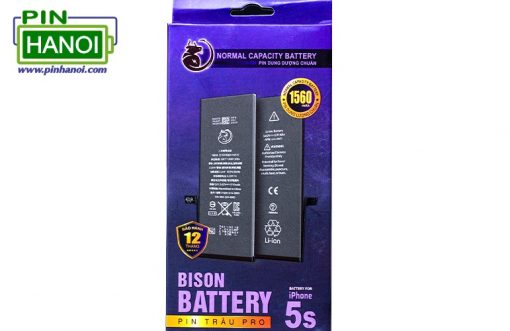 Pin điện thoại iPhone 5S Bison battery Pin trâu Pro