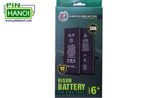 Pin điện thoại iPhone 6 Plus dung lượng cao Bison battery pin siêu trâu