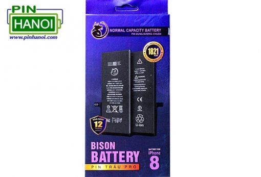 Pin điện thoại iPhone 8 Bison battery Pin trâu Pro