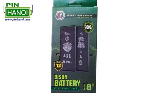 Pin điện thoại iPhone 8 Plus dung lượng cao Bison battery pin siêu trâu