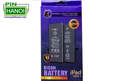 Pin iPad Mini 2 Bison battery Pin trâu Pro
