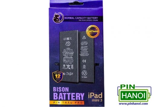 Pin iPad Mini 3 Bison battery Pin trâu Pro