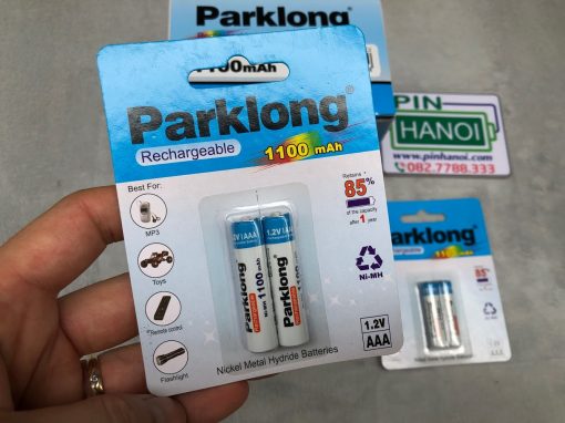 Bộ 02 pin đũa sạc AAA 1.2V 1100mAh Parklong NH-AAA1100C2 Ni-MH