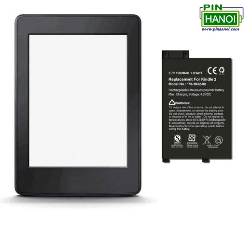 Pin máy đọc sách Kindle 3 3.7V 1900mAh 7.03Wh