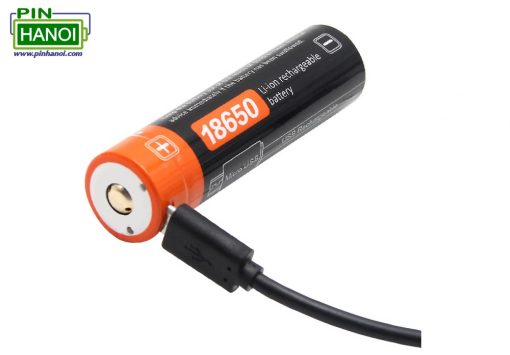 Pin sạc 18650 cổng USB Doublepow Lithium 3.7V 2600mAh