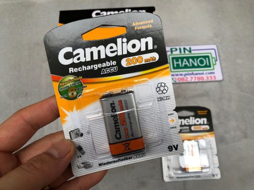 Pin sạc 9V 200mAh Camelion Rechargeable ACCU NH-9V200BP1 Ni-MH