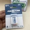 Pin sạc ANSMANN Pin 9V NiMH E 6F22 200mAh 5035342 E200