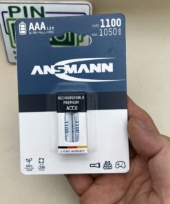 Vỉ 2 pin sạc ANSMANN Pin Đũa NiMH HR03 AAA 1100mAh BL2 5035222