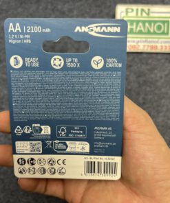 Alternative view of Vỉ 2 pin sạc ANSMANN Pin Tiểu NiMH HR6 AA 2100mAh BL2 5030992