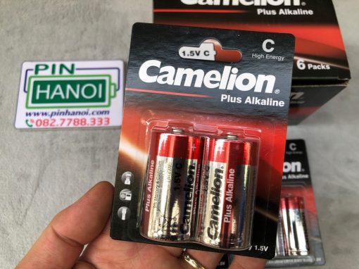 Bộ 2 pin than cỡ trung C Camelion Plus Alkaline 1.5V AM2 LR14-BP2