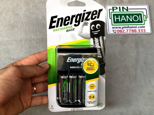 Combo Sạc pin kèm 4 pin tiểu sạc AA 1300mAh Energizer CHVC4