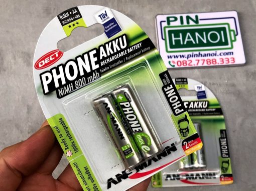 Vỉ 2 pin sạc ANSMANN Pin TIỂU NiMH HR6 AA 800mAh BL2 5030902