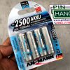 Vỉ 4 pin sạc ANSMANN Pin Tiểu NiMH HR6 AA 2500mAh BL4 5035442