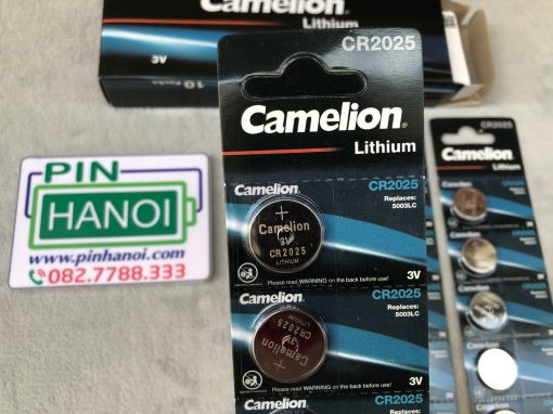 Vỉ 5 pin cúc áo CR2025 Camelion Lithium 3V 5003LC CR2025-BP5