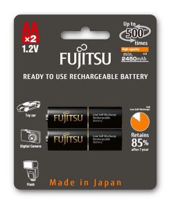 Bộ 2 pin tiểu sạc Fujitsu HR-3UTHCEX (2B) - AA 2450mAh