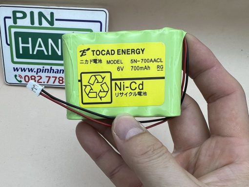 Pin sạc Sanyo Cadnica 5N-700AACL 6V 700mAh