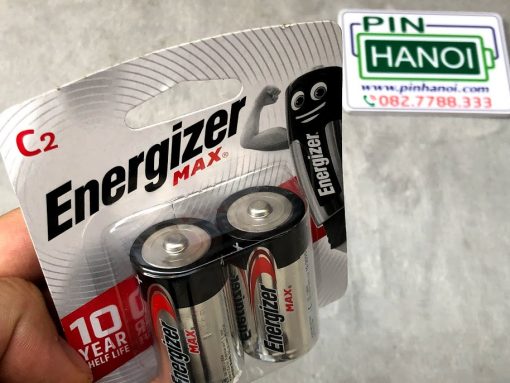 Bộ 2 pin trung Energizer Max Alkaline E93 BP2 C
