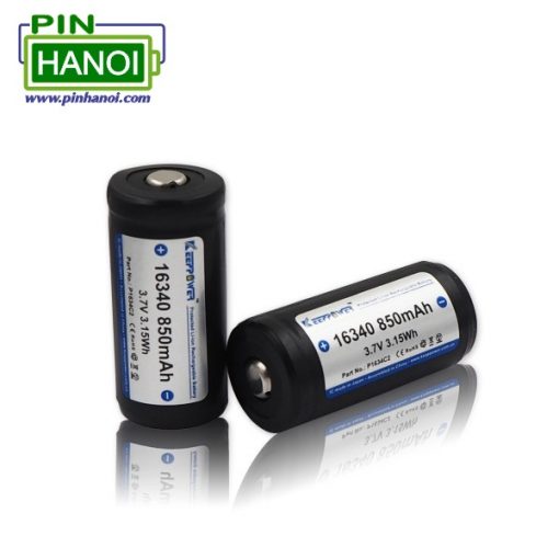 Pin sạc Keeppower 16340 RCR123A P1634C2 CR123A 3.7V 16340 850mAh