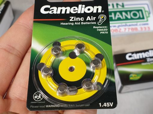 Pin máy trợ thính Camelion Zinc Air A10 7005ZD PR70 1.45V