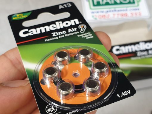 Pin máy trợ thính Camelion Zinc Air A312 7002ZD PR41 1.45V