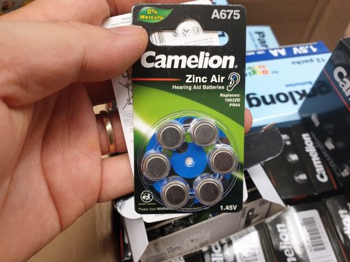 Pin máy trợ thính Camelion Zinc Air A675 PR44 7003ZD 1.45V