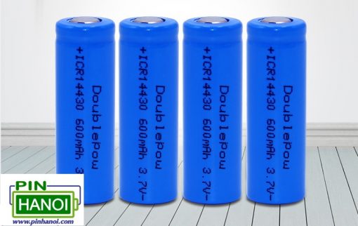 Pin sạc Lithium 14430 Doublepow 600mAh 3.7V