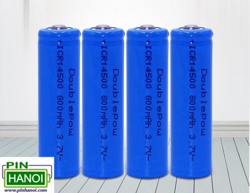 Pin sạc Lithium 14500 Doublepow 800mAh 3.7V