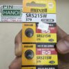 Pin cúc áo Maxell Silver Oxide 379 SR521SW 1.55V