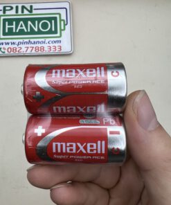 Bộ 2 pin trung C R14P Maxell Super Power Ace 1.5V vỏ đỏ