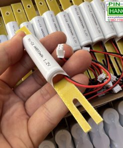 Alternative view of Pin nuôi nguồn đèn sự cố Exit AA800 1.2V Ni-CD 800mAh