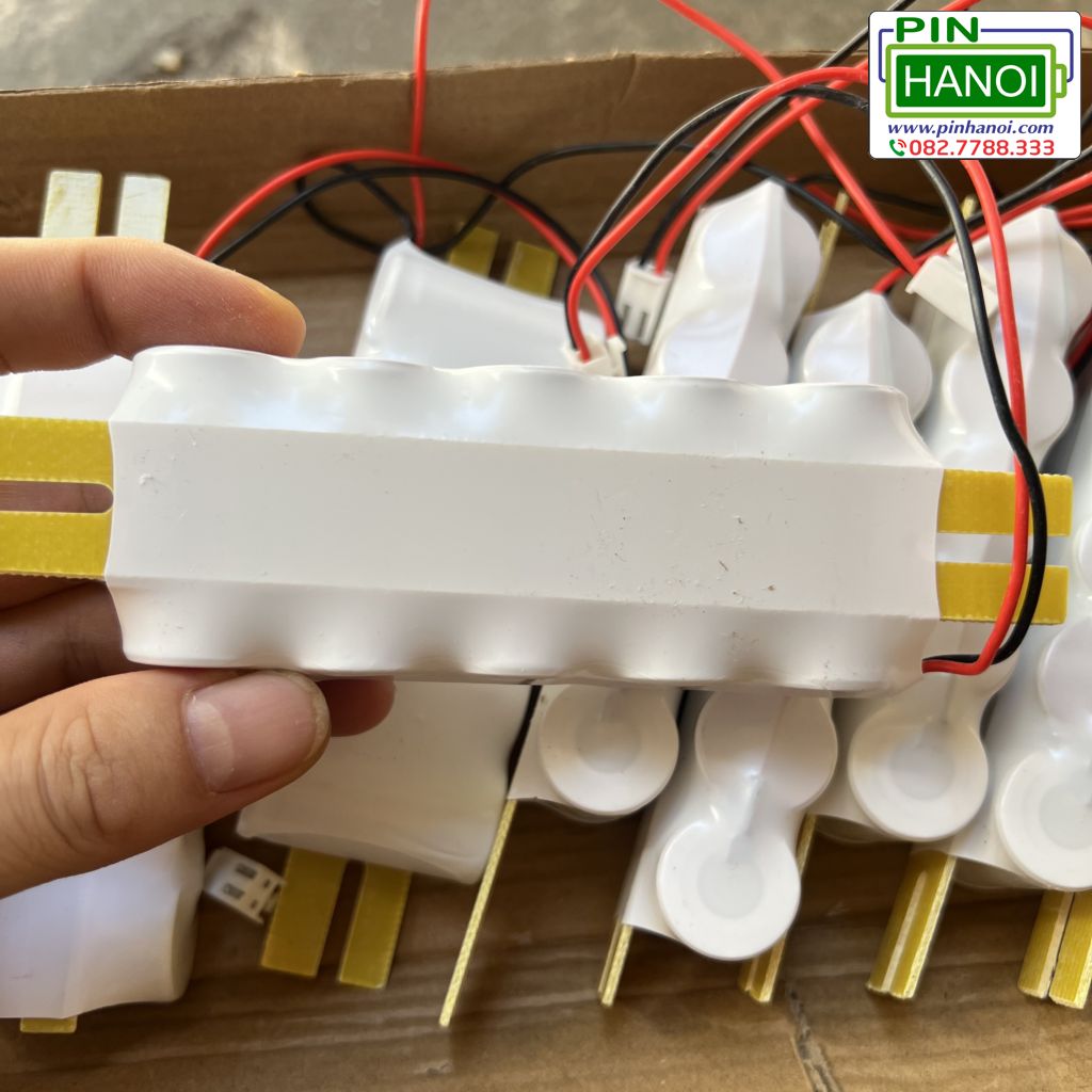 Pin nuôi nguồn đèn sự cố Exit SC2500 6V Ni-CD 2500mAh ghép 5 cell SC - Ảnh 2