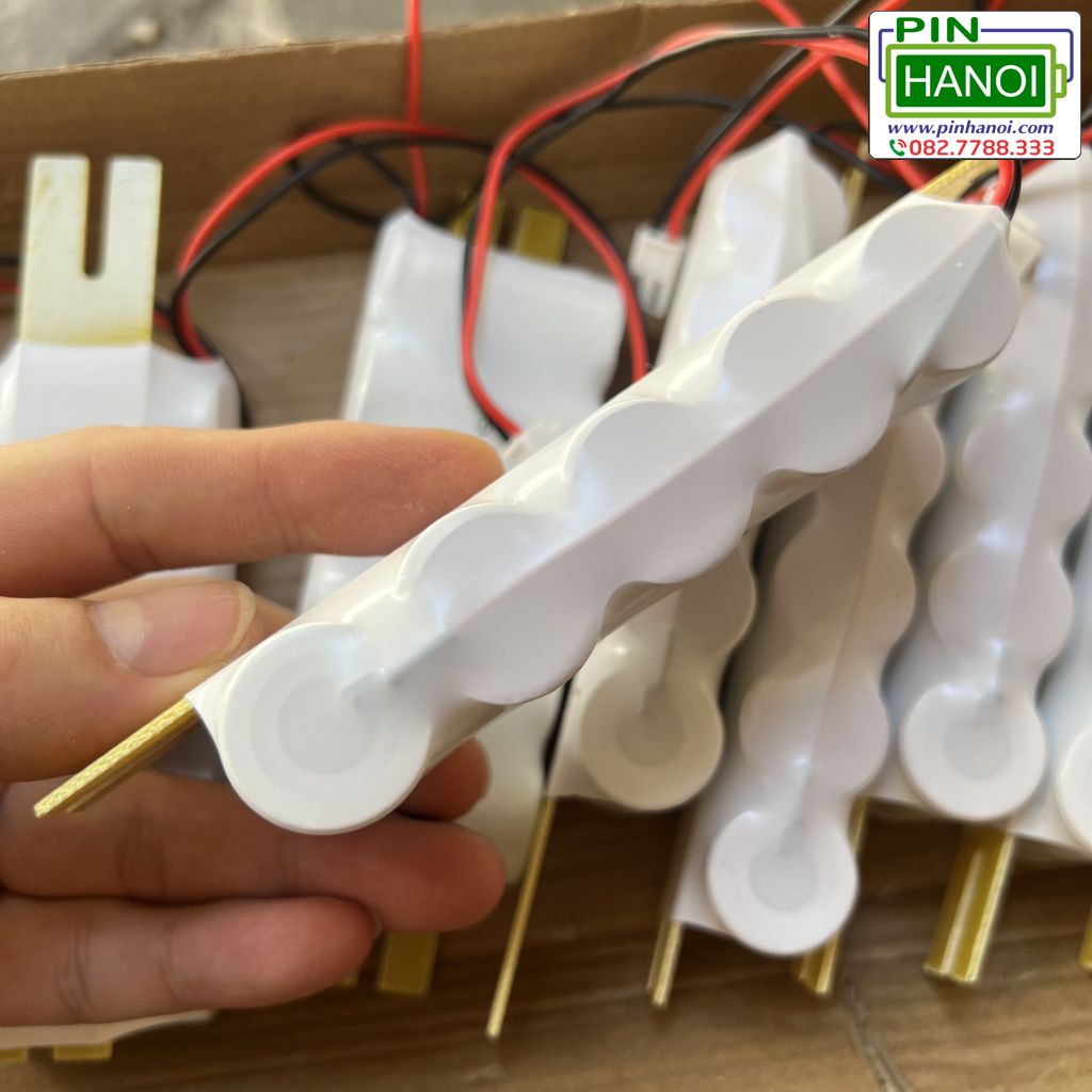 Pin nuôi nguồn đèn sự cố Exit SC2500 6V Ni-CD 2500mAh ghép 5 cell SC - Ảnh 5