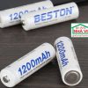 Bộ 2 pin tiểu sạc AA Beston 1.2V 1200mAh Ni-MH