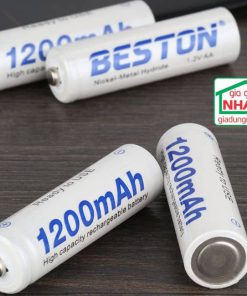 Bộ 2 pin tiểu sạc AA Beston 1.2V 1200mAh Ni-MH