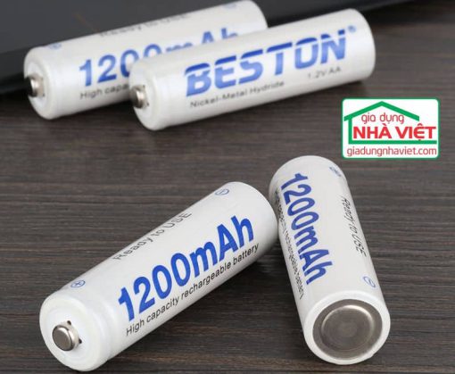 Bộ 2 pin tiểu sạc AA Beston 1.2V 1200mAh Ni-MH