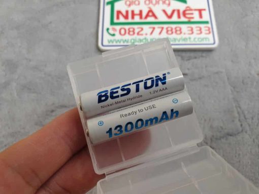 Bộ 2 pin đũa sạc AAA Beston 1.2V 1300mAh Ni-MH