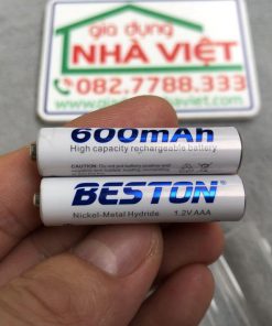 Bộ 2 pin đũa sạc AAA Beston 1.2V 600mAh Ni-MH
