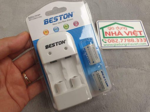 Bộ 2 pin sạc CR2 kèm sạc Beston BST CD643 + RCR2