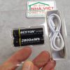 Bộ 2 pin tiểu sạc AA Beston 1.5V 2800mWh microUSB Li-ion 2AM-75