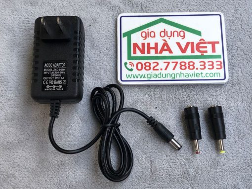 Bộ chuyển đổi nguồn Adapter DC 6V 1A nhiều đầu cắm ZXD0610 AC 100-240V