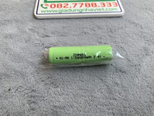 Bộ ghép 2 pin 1/2AA 2.4V 800mAh Jinmasi Ni-MH kích thước pin tiểu