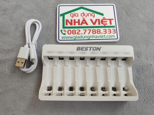 Bộ sạc 8 pin tiểu pin đũa 1.2V USB Beston BST-C833