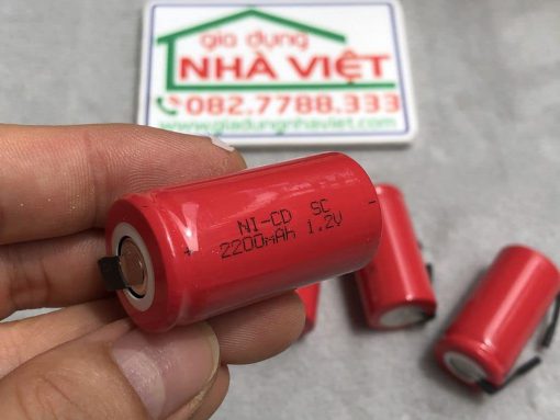 Cell pin Ni-CD SC 2200mah 1.2V dùng ghép pin đóng khối