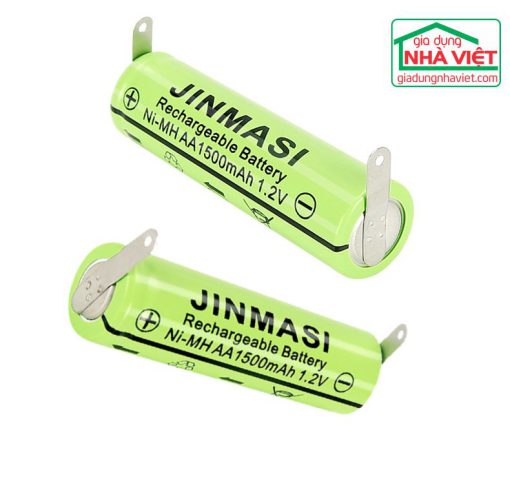 Cell pin tiểu sạc Jinmasi AA Ni-MH 1500mAh 1.2V hàn chân