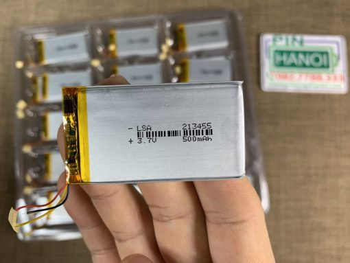 Pin Li-Po 3.7V 213455 500mAh Lithium Polymer