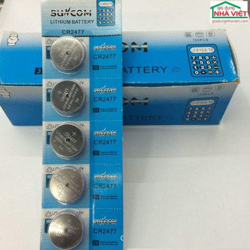 Pin cúc áo Lithium CR2477 3V