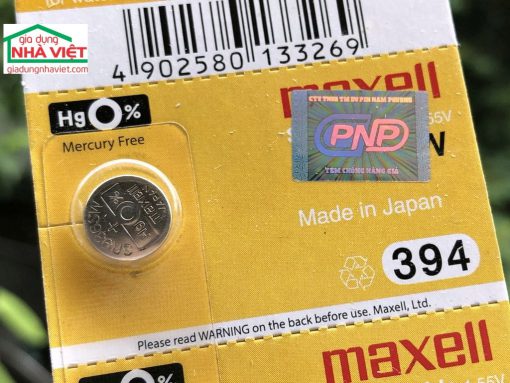 Pin cúc áo Maxell Silver Oxide 394 SR936SW 1.55V